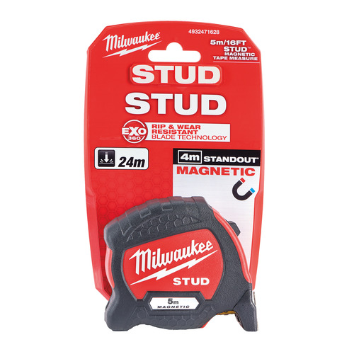Miara zwijana taśma miernicza STUD 2 - 5 m Milwaukee 4932471626 17