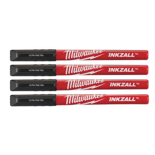 INKZALL™ cienkopisy czarne - zmywalne 6