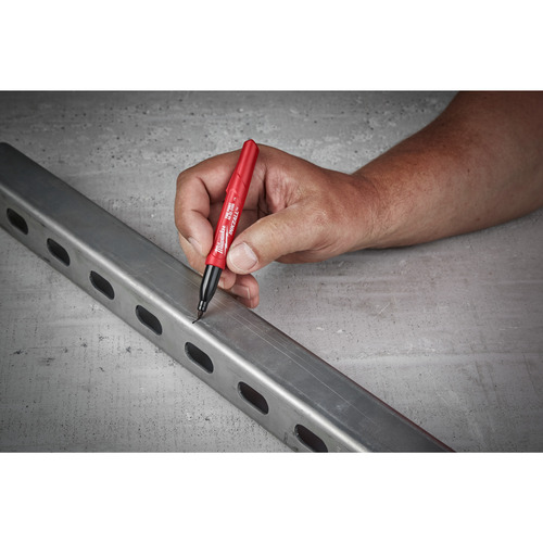 Markery budowlane czarne zestaw 4szt. INKZALL™ ze standardową końcówką* Milwaukee 4932480551 7