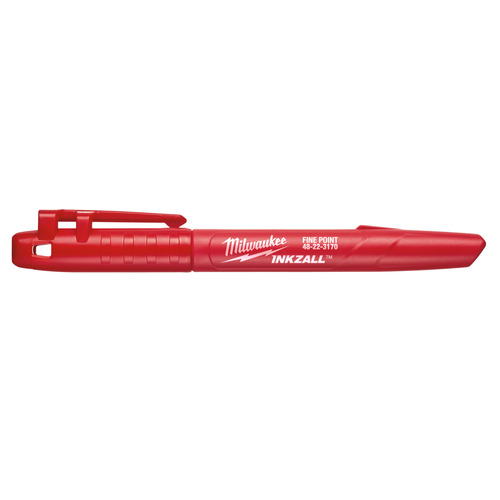 Marker CZERWONY INKZALL™ ze standardową końcówką Milwaukee 11