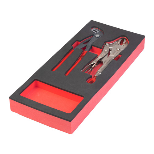 Wkładka piankowa ze szczypcami nastawnymi i zaciskowymi TORQUE LOCK™ - do wózków narzędziowych 9
