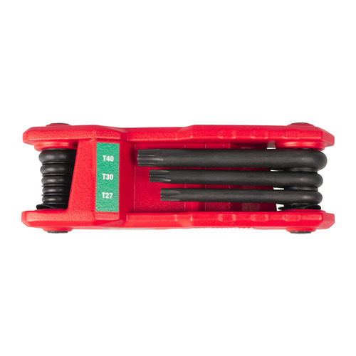Zestaw składanych kluczy TORX 8 szt. (T9, T10, T15, T20, T25, T27, T30 & T40) 9