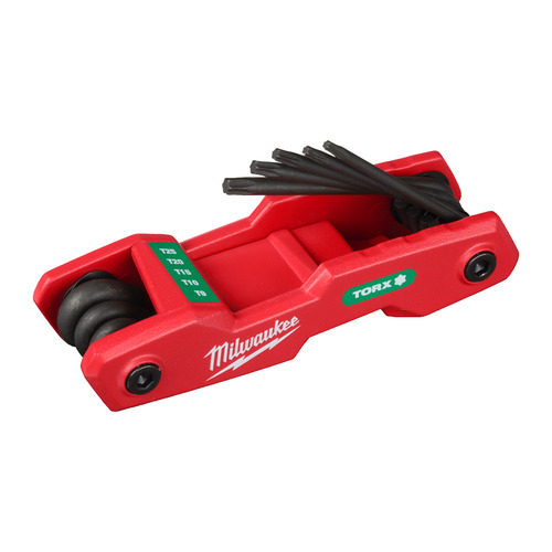 Zestaw składanych kluczy TORX 8 szt. (T9, T10, T15, T20, T25, T27, T30 & T40) 19