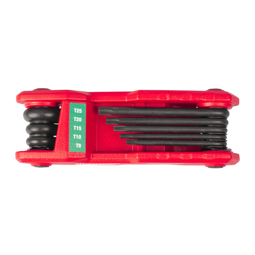 Zestaw składanych kluczy TORX 8 szt. (T9, T10, T15, T20, T25, T27, T30 & T40) 22