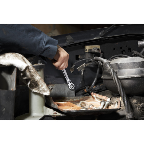 Zestaw kluczy płasko-oczkowych MAXBITE™ z ruchomą główką grzechotki 7 szt. Milwaukee 4932478557 7