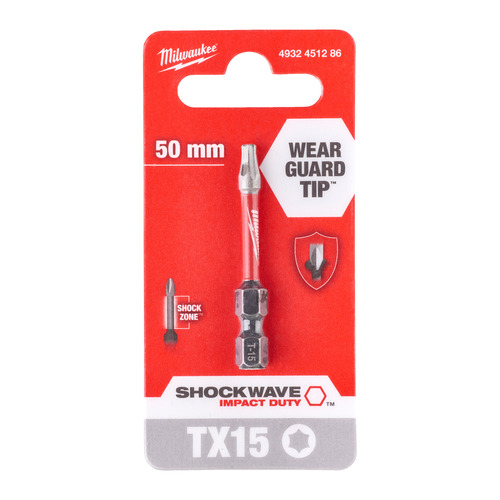 Bity udarowe Shockwave TX15 x 50 mm - 1 szt. 3