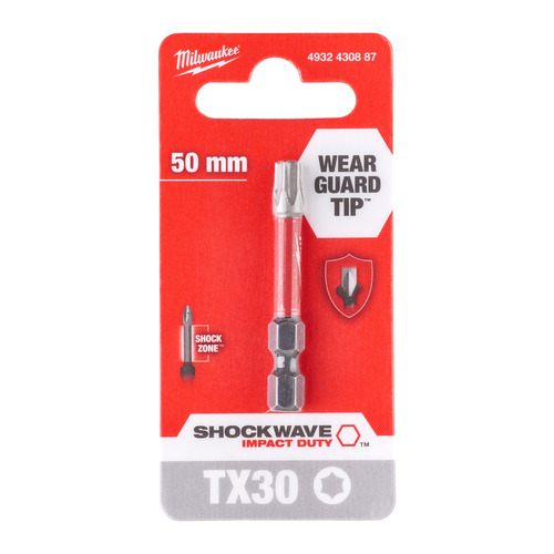 Bity udarowe Shockwave TX30 x 50 mm - 1 szt. 3