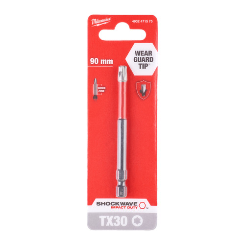 Bity udarowe Shockwave TX30 x 90 mm - 1 szt. 3