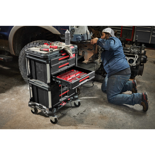 Skrzynia PACKOUT™ z 3 szufladami Milwaukee 12