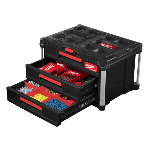 Skrzynia PACKOUT™ z 3 szufladami Milwaukee 3