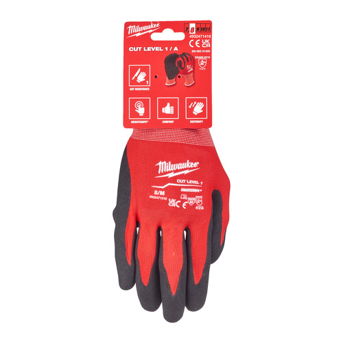 Rękawice odporne na przecięcia - poziom ochrony level A rozmiar 8/M Milwaukee 7