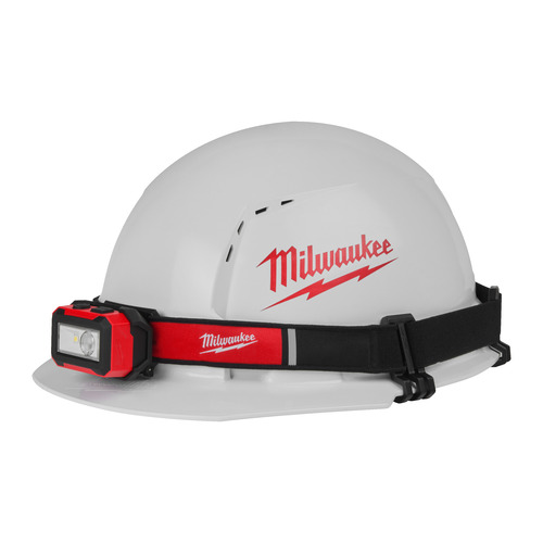Akumulatorowa latarka-czołówka z USB 450 lumenów IR HL450 Milwaukee 5