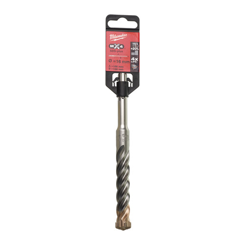 Wiertło SDS - Plus MX4 16 x 160 - 1 szt 17