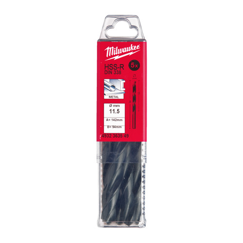 Wiertło do metalu HSSR 11.5 x 142 3