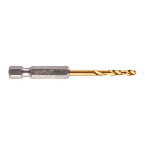Wiertło  do metalu z prowadzeniem HSS-G TYTAN HEX 3.2 mm 1