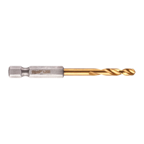 Wiertło  do metalu z prowadzeniem HSS-G TYTAN HEX 4.2 mm  3