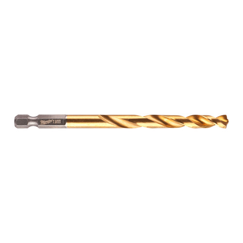 Wiertło  do metalu z prowadzeniem HSS-G TYTAN HEX 7 mm 3