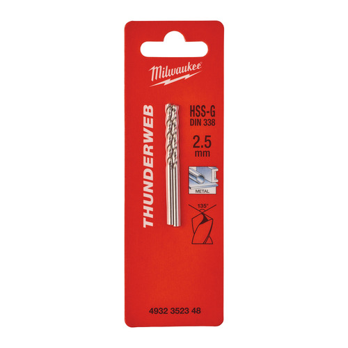 Wiertło do metalu Thunderweb HSS-G 2.5 x 57 4