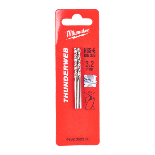 Wiertło do metalu Thunderweb HSS-G 3.2 x 65  6