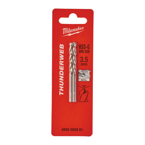 Wiertło do metalu Thunderweb HSS-G 3.5 x 70 4