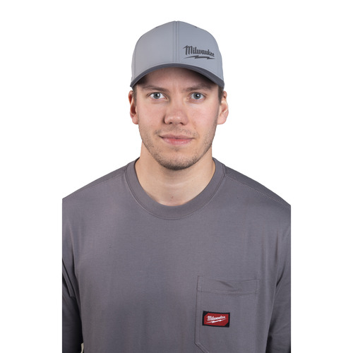Czapka z daszkiem premium -szara S/M 6
