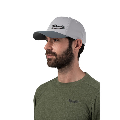 Czapka z daszkiem premium - szara L/XL 6