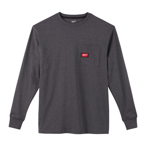 T-shirt roboczy z długmi rękawem - Szary 3