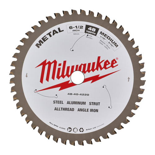 Tarcza pilarska do metalu 165 x 5/8 mm 48 zębów MILWAUKEE 1