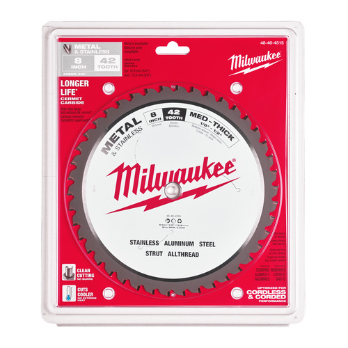 Tarcza pilarska do metalu 203 x 5/8 mm 42 zębów MILWAUKEE 3