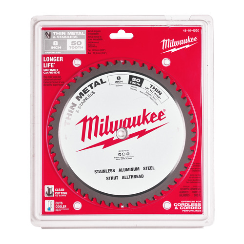 Tarcza pilarska do metalu 203 x 5/8 mm 50 zębów MILWAUKEE 3
