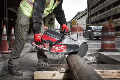 Przecinarka akumulatorowa Milwaukee MXF COS350-602 MX Fuel, cięcie 125 mm (+ 2x akumulator 6 Ah + ładowarka+ wózek) 10