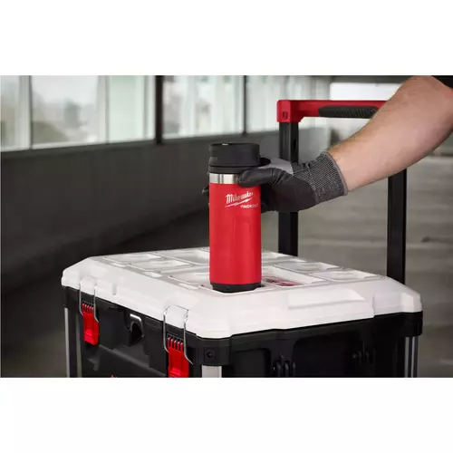 Butelka termiczna PACKOUT™ 532 ml z pokrywką - czerwona Milwaukee 2