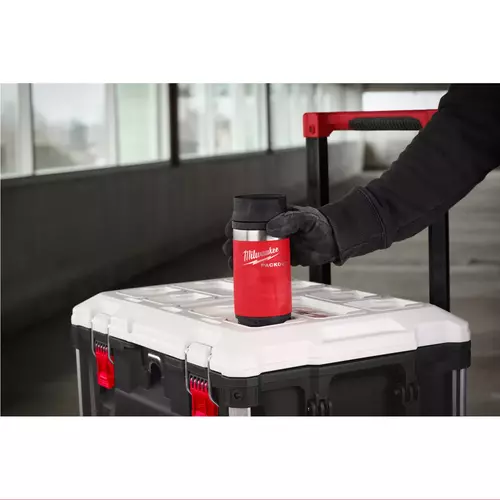 Butelka termiczna PACKOUT™ 355 ml z pokrywką - czerwona Milwaukee 3