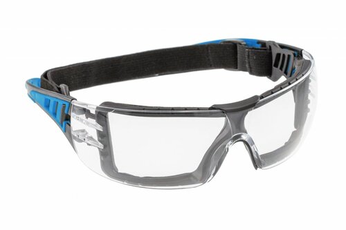 OKULARY OCHRONNE ROBOCZE PRZECIWODPRYSKOWE BHP BEZBARWNE HOGERT HT5K010 1