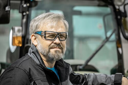 OKULARY OCHRONNE ROBOCZE PRZECIWODPRYSKOWE BHP BEZBARWNE HOGERT HT5K010 3