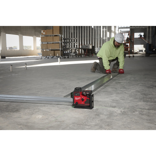 Zielony laser automatyczny 360° 3 płaszczyzny M12 A3PLO-401C Milwaukee 4