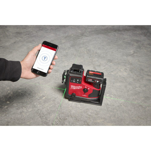 Zielony laser automatyczny 360° 3 płaszczyzny M12 A3PLO-401C Milwaukee 8