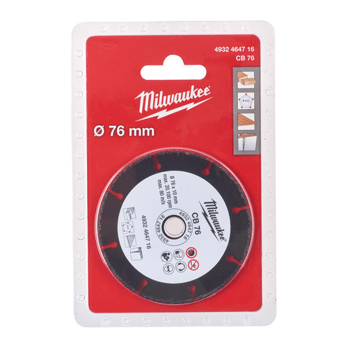Tarcza z nasypem z węglika wolframu CB 76 mm - 1 pc 2