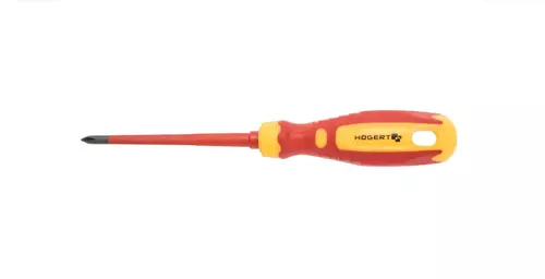 Wkrętak krzyżowy PZ2 100 mm, 1000V, SLIM, CrMo Hogert HT1S969 2