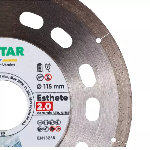 Distar Esthete 115 mm – ultracienka tarcza diamentowa do ceramiki i gresu 2