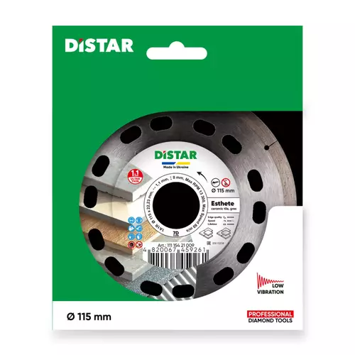 Distar Esthete 115 mm – ultracienka tarcza diamentowa do ceramiki i gresu 6