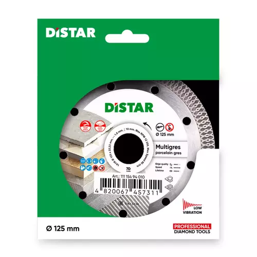 Distar Multigres 125 mm – tarcza diamentowa do gresu 7D 6