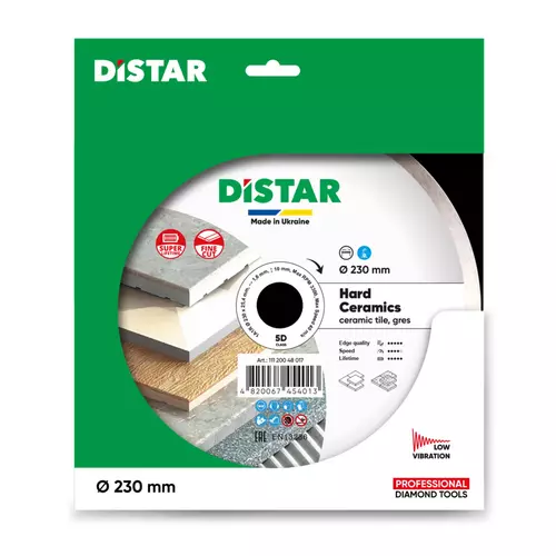 Distar Hard Ceramics 230 mm – tarcza diamentowa do gresu i ceramiki 2