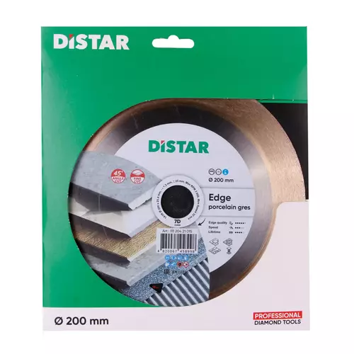 Distar 1A1R EDGE 200 mm – tarcza diamentowa do cięcia pod kątem 45° 6