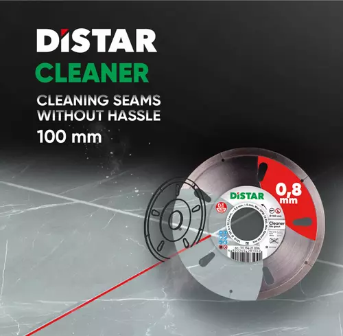 Distar Cleaner 100 mm – ultracienka tarcza do czyszczenia fug 7