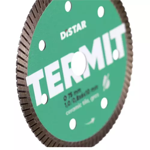 Tarcza diamentowa do precyzyjnego cięcia ceramiki i gresu Distar Termit 76 mm (otwór 10 mm) 3