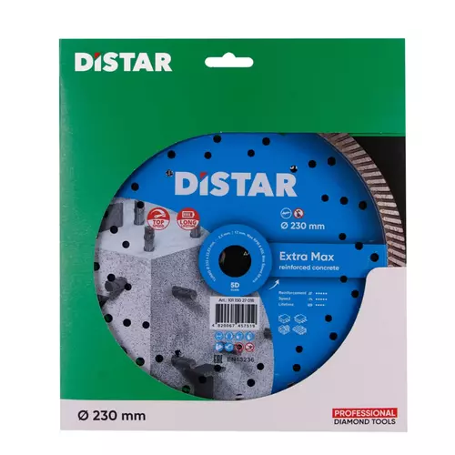 Distar Turbo Extra Max 230 mm – tarcza diamentowa do betonu zbrojonego 5