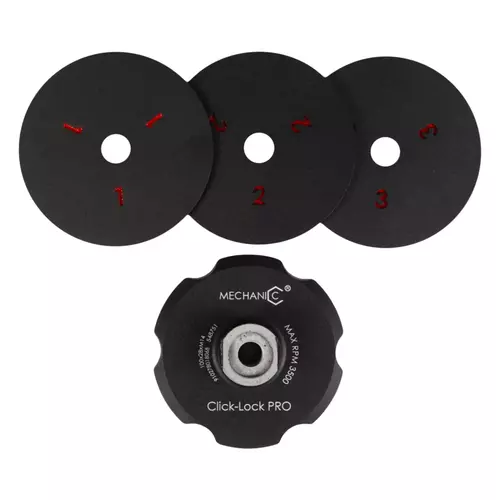 Distar Mechanic Click-Lock PRO – magnetyczny uchwyt + 3 tarcze 100 mm M14 2