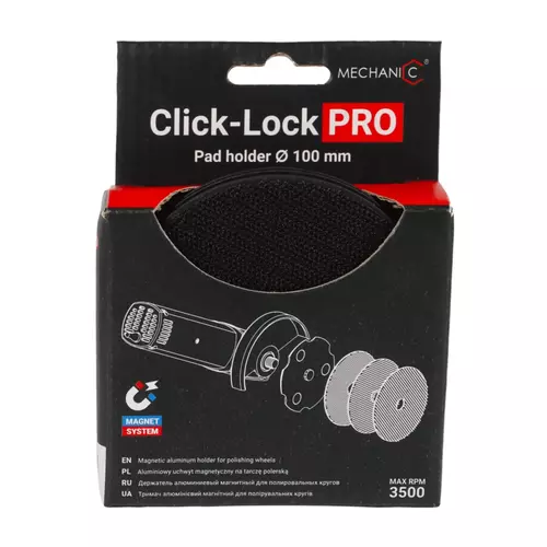 Distar Mechanic Click-Lock PRO – magnetyczny uchwyt + 3 tarcze 100 mm M14 7