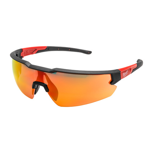 Okulary ochronne Enhanced lustrzane czerwone AF Milwaukee 3